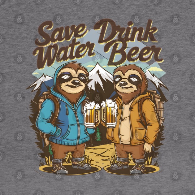 "Chill & Spill: Slothful Sips" by WEARWORLD